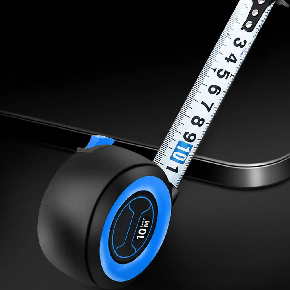 

Professional Retractable Tape Measure No-Slip 10m High-Precision Tape Ruler with Automatic Locking wear-resistant high precision
