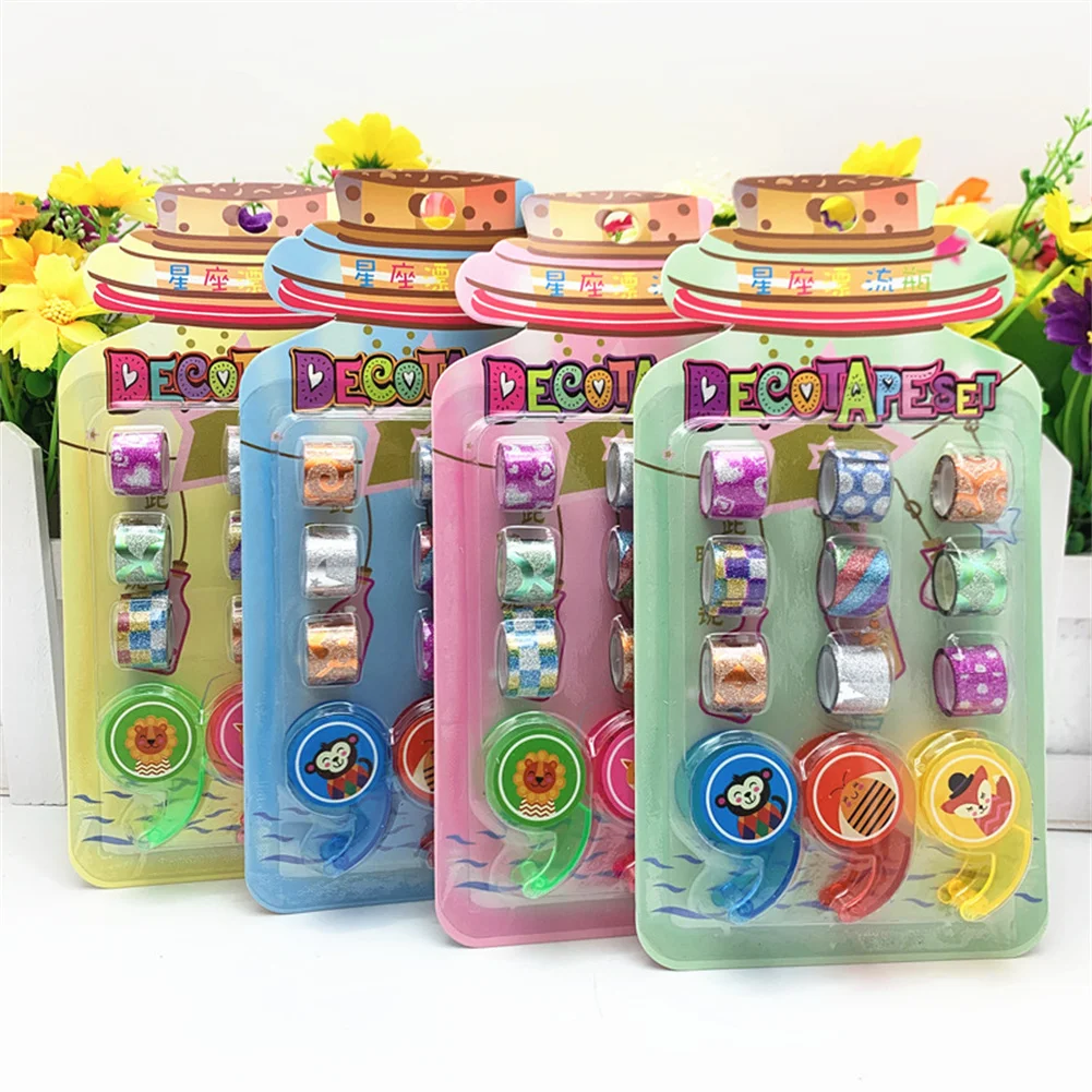 

12pcs Washi Tape Set Decorative Adhesive Tape Journal Supplies Journaling Stationery Set Washi Stickers Bullet Journal Scrapbook