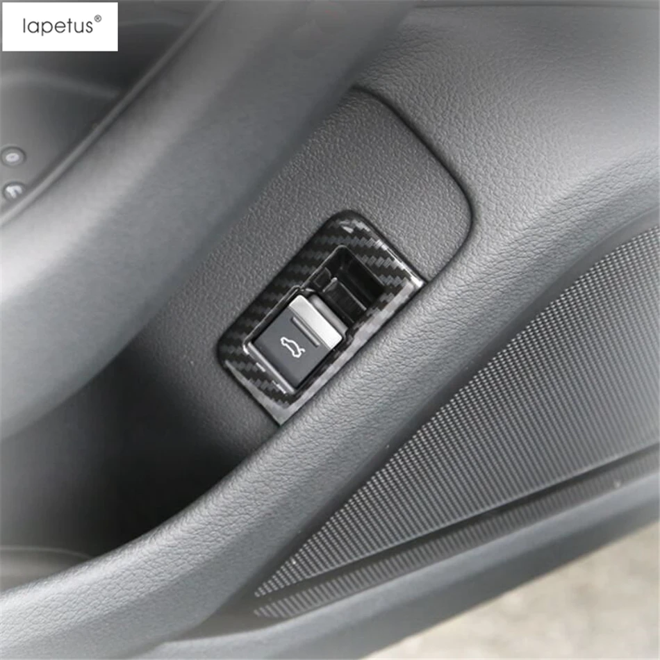 Аксессуары Lapetus подходят для Audi A6 C8 ABS Нижняя отделка багажного отделения дверь кнопка включения питания рамка литьевая крышка комплект Отделка 1 шт