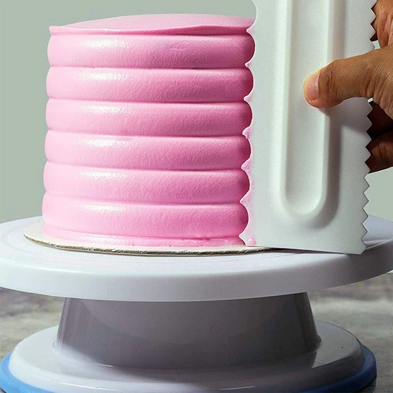 4 шт./компл. декоративная Расческа для торта и глазурь Гладкий инструмент скребок