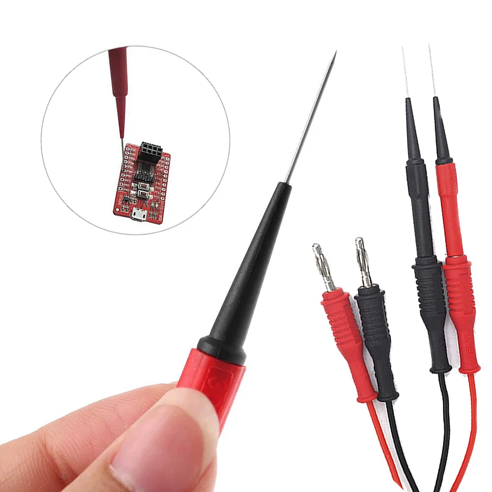 

4pcs Socket Insulation Piercing Clips Needle 4mm Non-Destructive Back Probe Pin Test Probes Mini Wire Insulation Piercer Clip