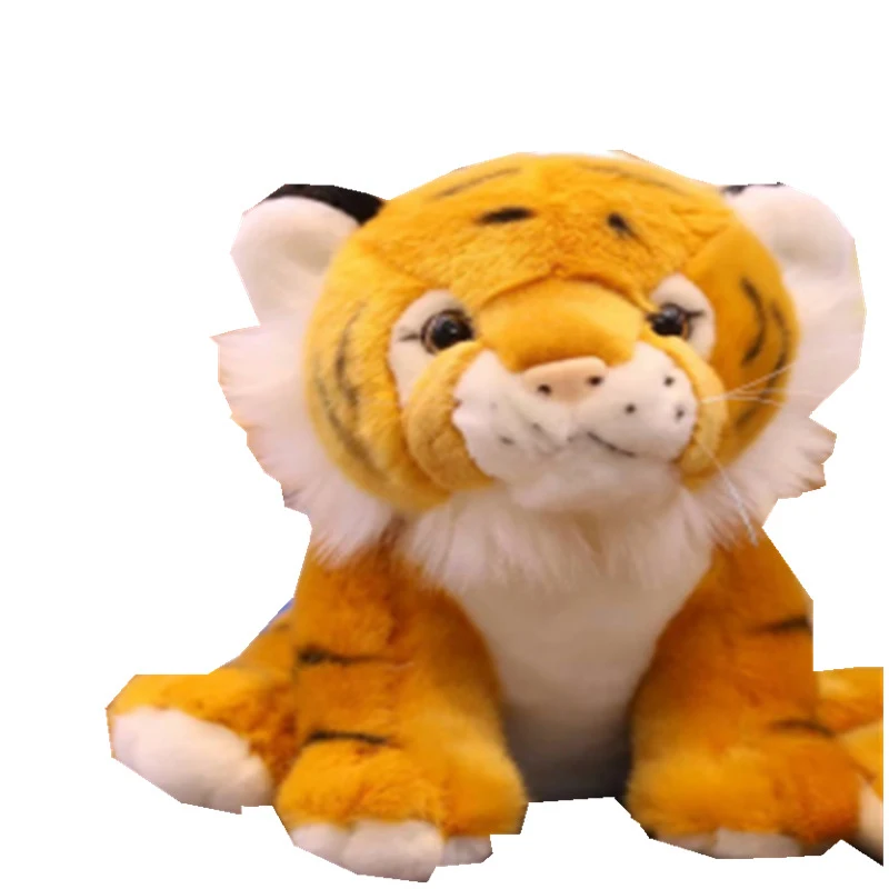 Kawaii/милый тигр плюшевая имитация белый желтый мягкая кукла детская подушка