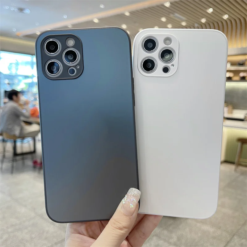 Матовый Оригинальный чехол из закаленного стекла для Apple iPhone 13 11 12 Pro Max 11Pro 12Pro 13Pro