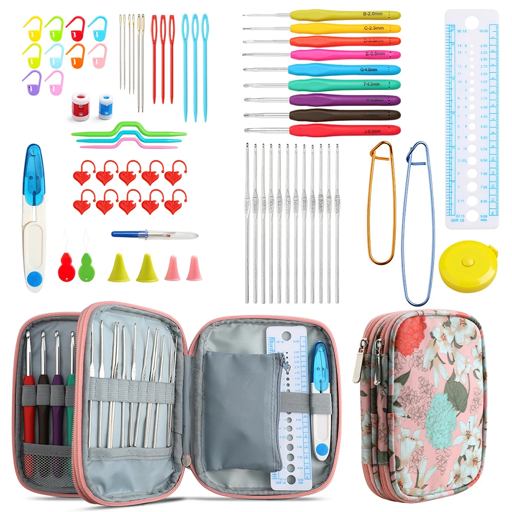 

Набор для вязания крючком 21 шт./компл. набор сверхдлинных вязаных крючком кружева с тыквой нитерезы набор аксессуаров «сделай сам» инструме...