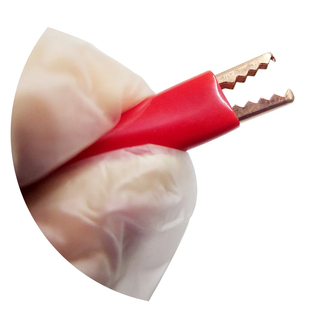 Зажимы типа крокодил электрические испытательные выводы зажим для AV вилка банан