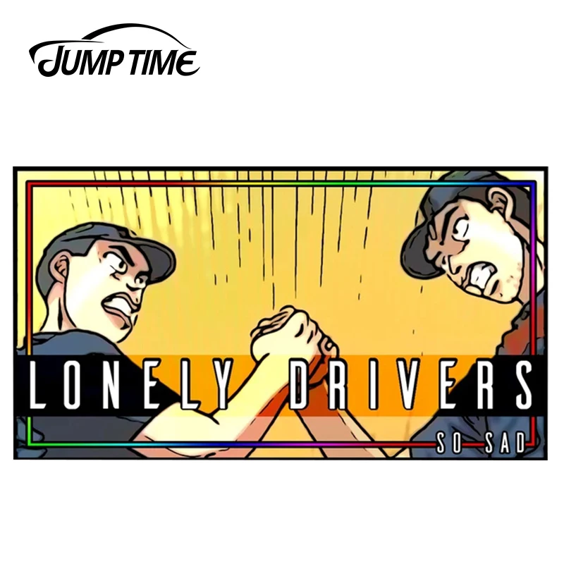 JumpTime 13 см x 7 2 для одиноких водителей (Initial D) Виниловая наклейка Slap декоративная на