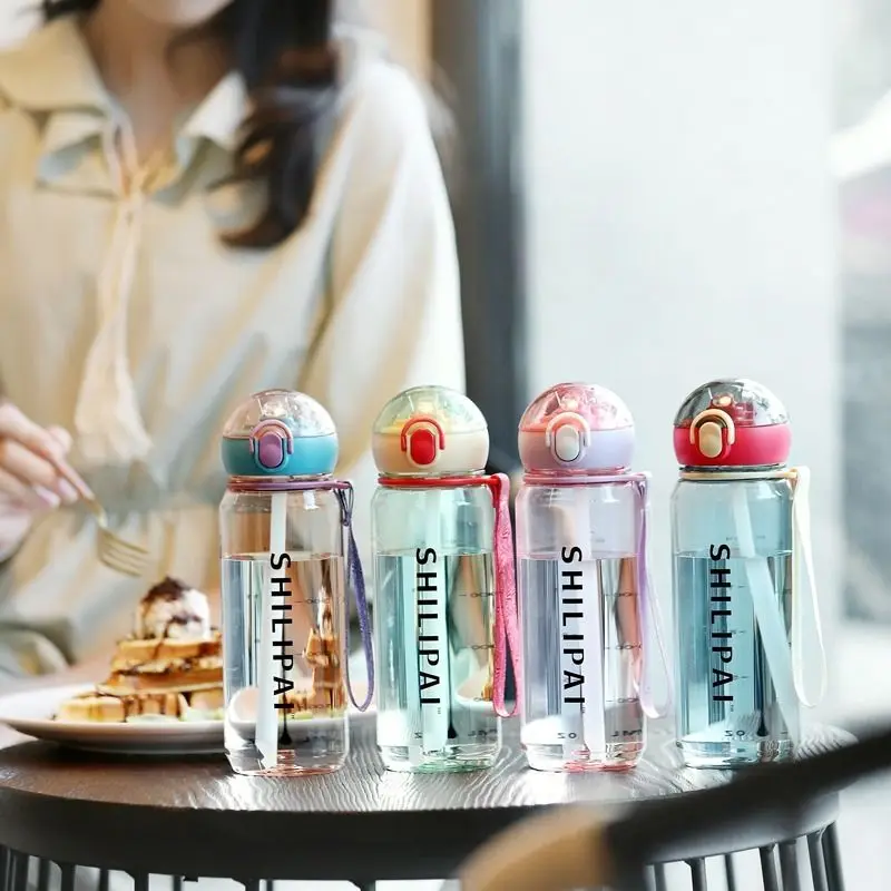 

Simple and fresh plastic water cup students portable creative high temperature Tea Cup Men's and women's anti falling