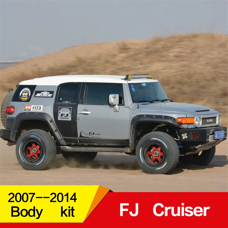 Подходит для Toyota FJ Cruiser Body kit fender 2007- год Воздухозаборники вентиляционные крышки автомобиля refitt широкий кузов аксессуары