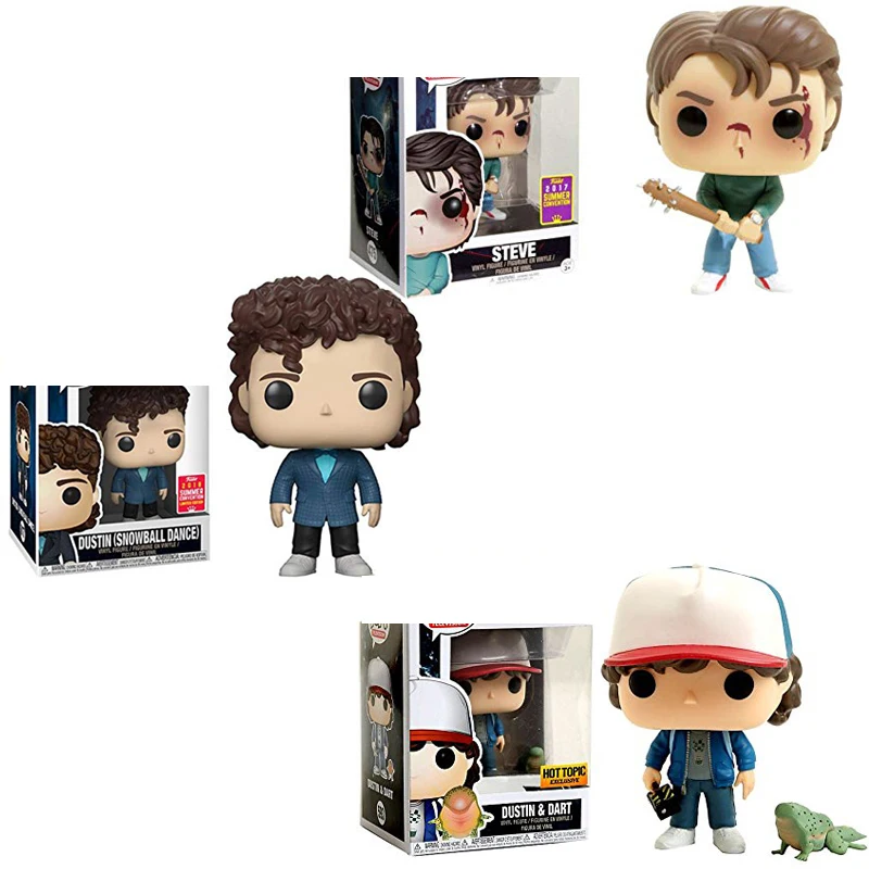 Виниловые экшн фигурки FUNKO очень странные дела и Стив Дастин Дротика (танец