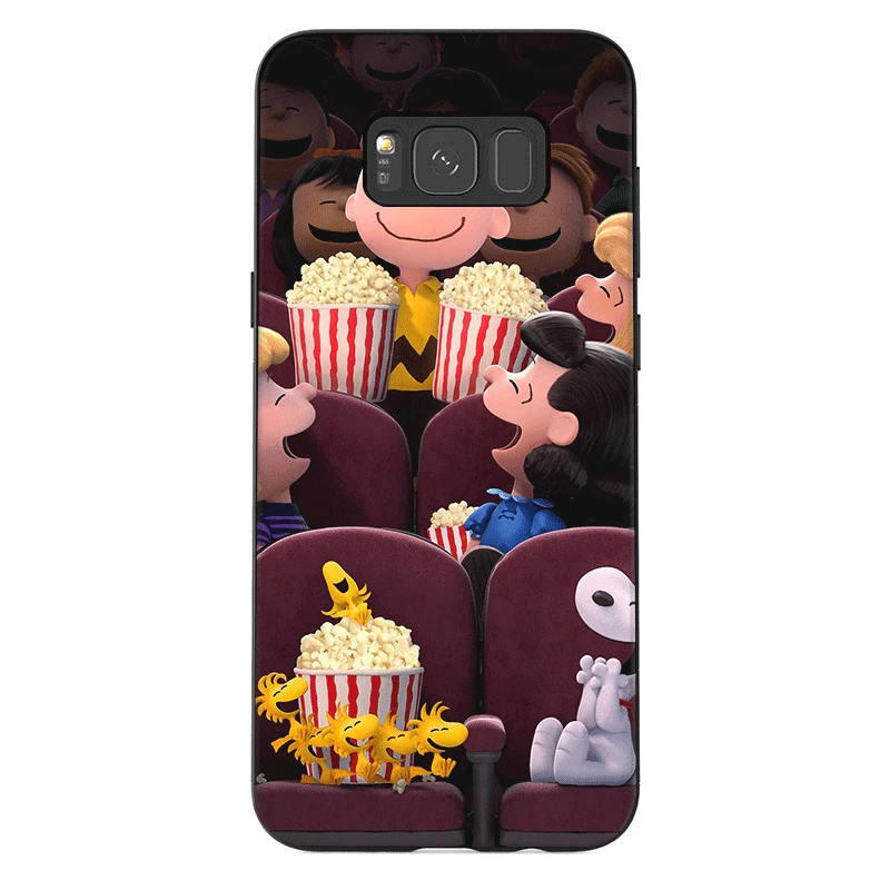 B1 Мобильный чехол для телефона из термополиуретана для samsung Примечание 10 8 9 S6 S7 край S8 S9 S10 S10E плюс M10 M20 M30 M40 крышка арахис фильм - Цвет: B1