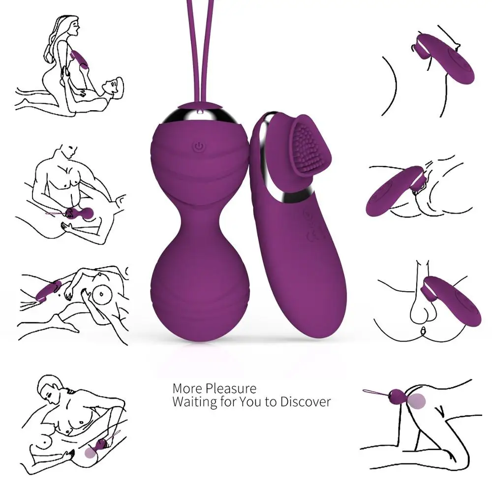 LOAEY силиконовый Кегель Влагалищное плотное Упражнение вибрирующее яйцо для