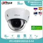 Сетевой видеорегистратор Dahua 8MP 4K IP Камера IPC-HDBW2831E-S-S2 CCTV Мини POE IP камера Слот для карты SD H.265 + капельницы IP67 звездного неба для видеонаблюдения Купольная Камера