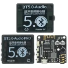 Плата мини-декодера с Bluetooth 5,0, аудио ресивер BT5.0 PRO, MP3 плеер без потерь, беспроводной стерео музыкальный усилитель, модуль с чехлом