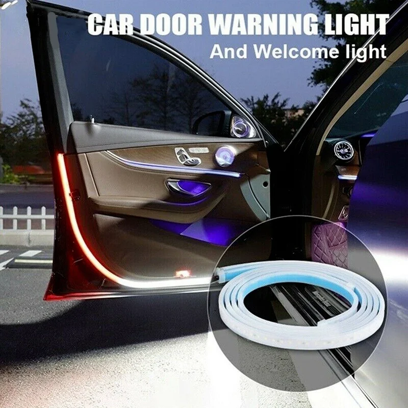 

1 шт., декоративная лампа для автомобильных дверей, с защитой от столкновений