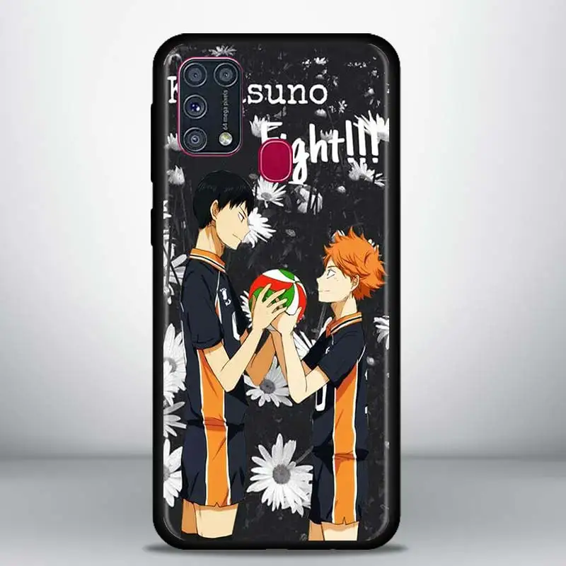 

Haikyuu Phone Case For Samsung Galaxy M51 M31 M30s M31s M21 M11 M01 A7 A9 F41 Prime Soft Cover TPU Capa Shell
