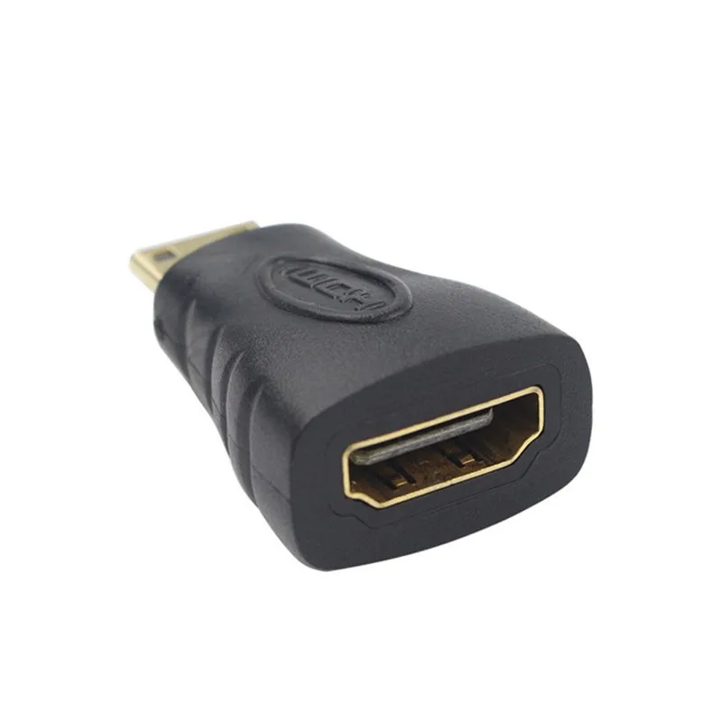 Позолоченный Удлинительный адаптер 1080P Mini HDMI Male Female конвертер C для Xbox 360 PS3