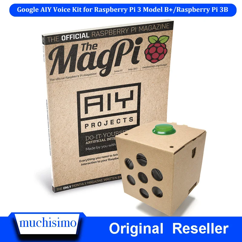 Голосовой набор Google AIY для Raspberry Pi 3 Model B + (plus)/Raspberry 3B и 2 Zero|Аксессуары