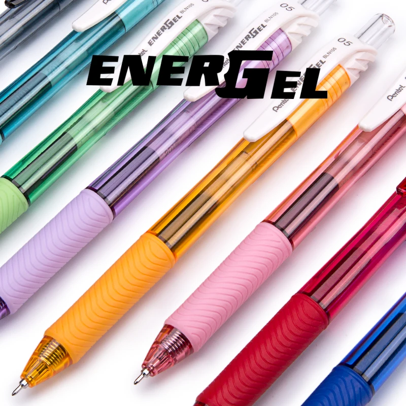 Kawaii японские Канцтовары Pentel BLN 105 быстросохнущая перестраиваемая гелевая ручка 0 5