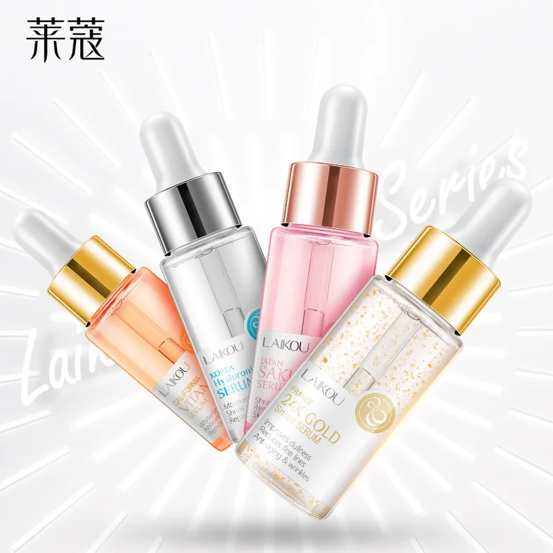 LAIKOU Sakura уход за кожей лица Сыворотки Япония по уходу за кожей, сокращение пор, удаление акне жидкая увлажняющая эссенция для лица осветляет кожу Сыворотки