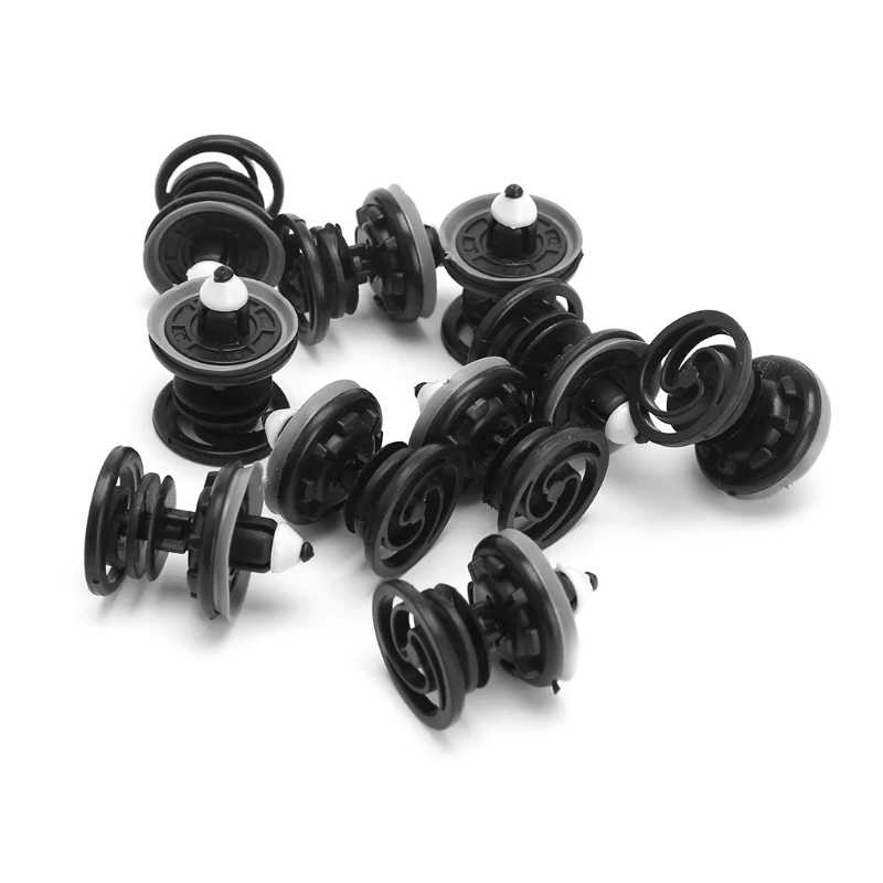 

10 Pcs Car Interior Door Trim Panel Push Fastener Clips For Passat Golf