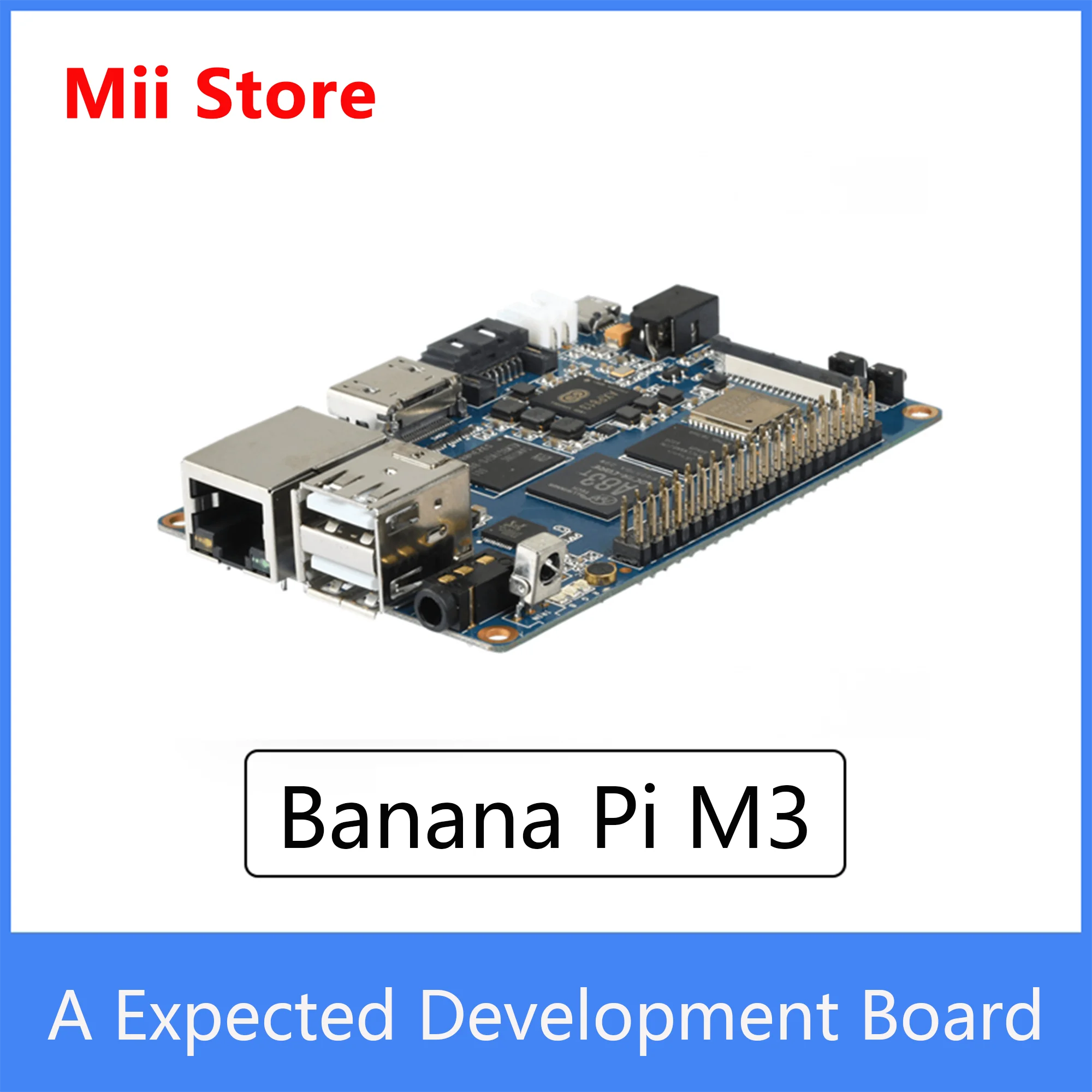 8 ядерный процессор Banana Pi M3 Allwinner A83T 1 ГГц мощная Плата ЦП LPDDR3 + Гбит/с EMMC макетная