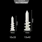 Пластиковый простой анкерсамосверлильный гипсокартонбурильный станок 10x33 Нейлон 100 шт.кор.