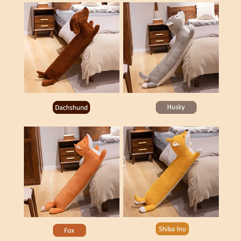 Precio Cojín De Juguete 3D Con Dibujo De Perro Salchicha Para Niños, Cojín Con Diseño De Animal Realista, Divertido, Para Cosplay