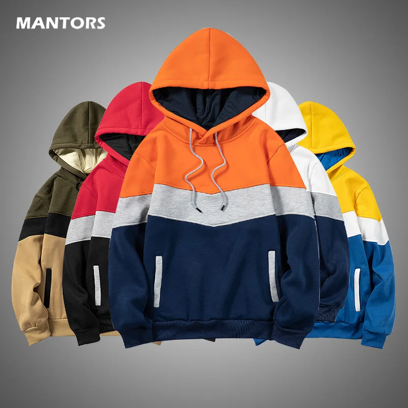 Осенне-зимние толстовки для мужчин пуловер с капюшоном свитшоты уличная