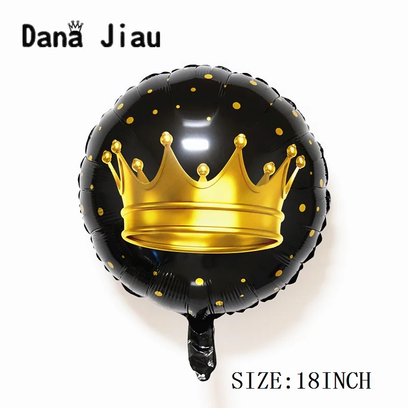 Dana jiau большой розовый взрослый воздушный шар из фольги для вечеринок 30 лет украшения на день рождения золотые короны детский душ свадебный Гелиевый шар - Цвет: 18 INCH