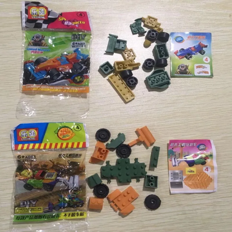 12 шт. в упаковке Детская День рождения питания подарок собрать автомобиль