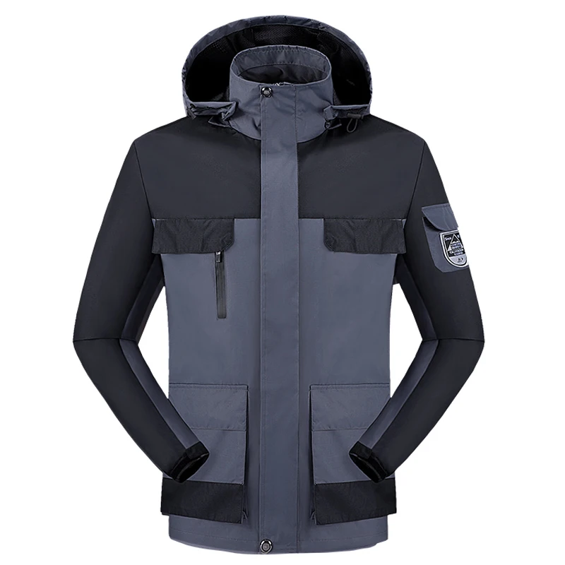 

Plus Size 6XL 7XL 8XL Men Autumn Windbreaker Jacket Outwear Men Waterproof baseball Jacket Trekking Hiking Coat Men Clothing