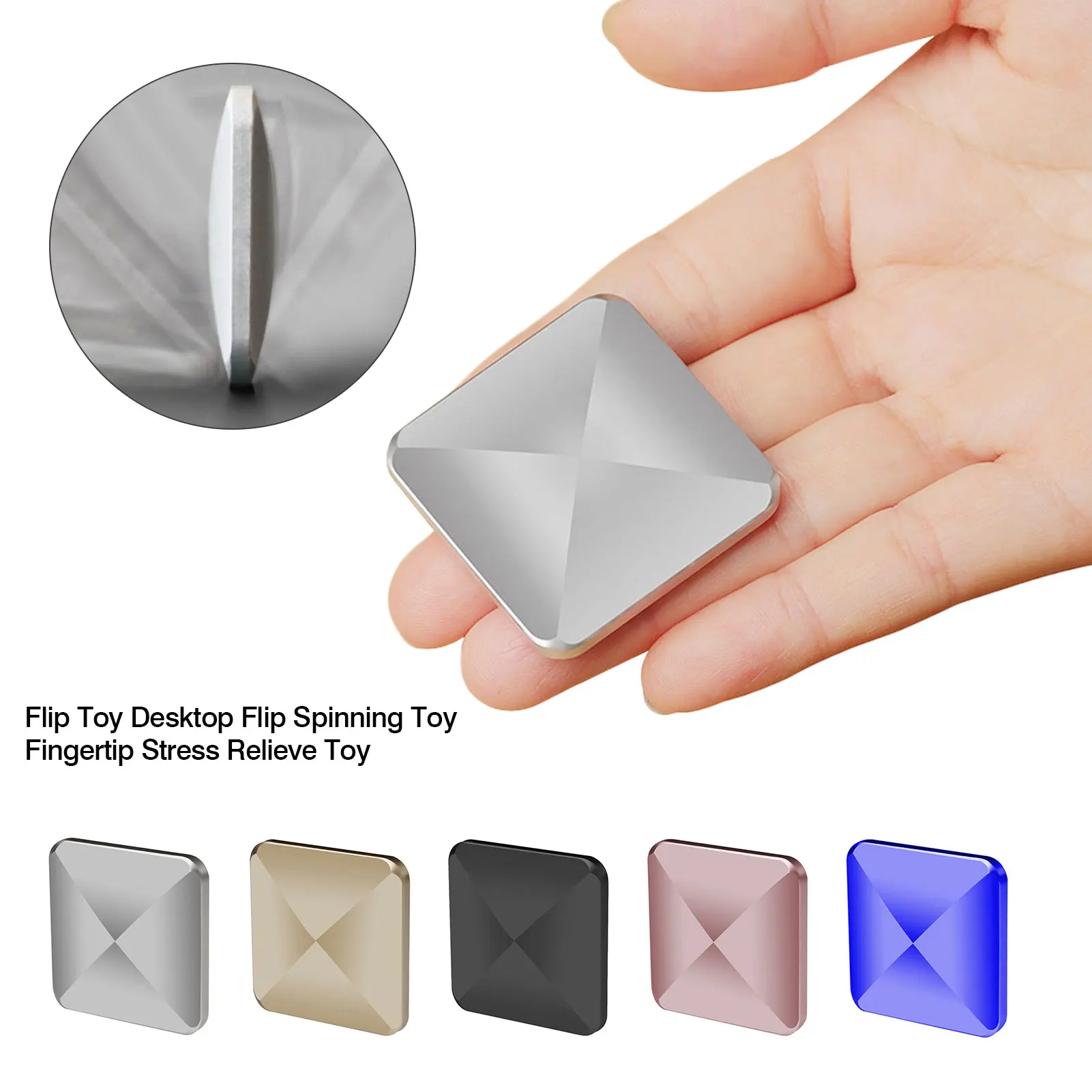 

Flipo Flip Desk Toy Kinetic Skill Toys Fingertip Spinner Stress Relief Toy Anti-Stress Pocket Desk Rotating Toys For Kids Adult