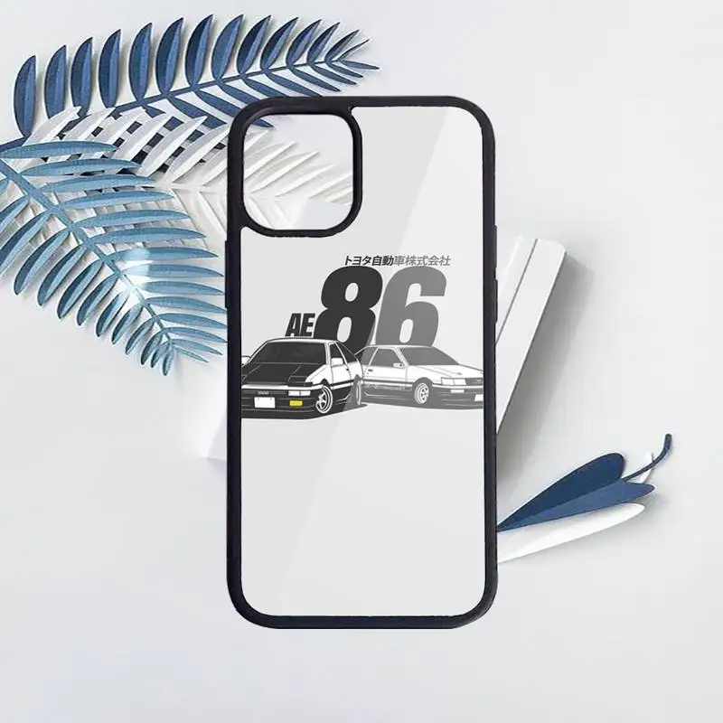 

Japan animal AE86 Initial d Phone Case PC for iPhone 11 12 pro XS MAX 8 7 6 6S Plus X 5S SE 2020 XR