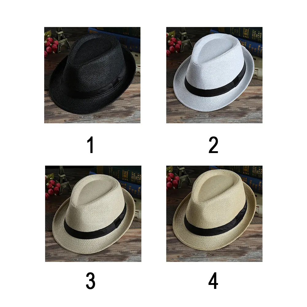 Новые женские и мужские соломенные шляпы с широкими полями модные летние от