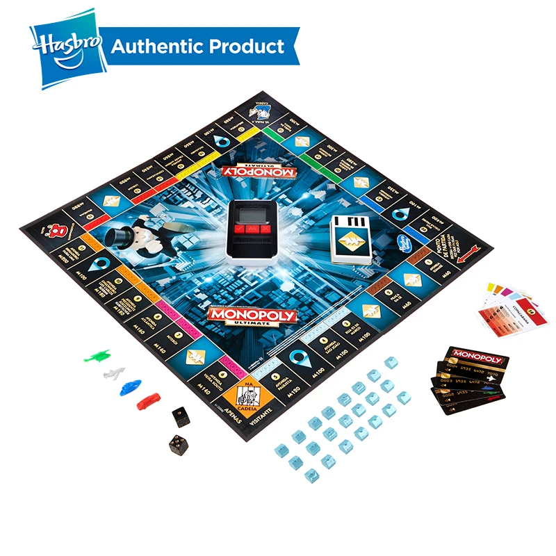 Hasbro электронная монопольная игра для взрослых семейные игры популярные веера