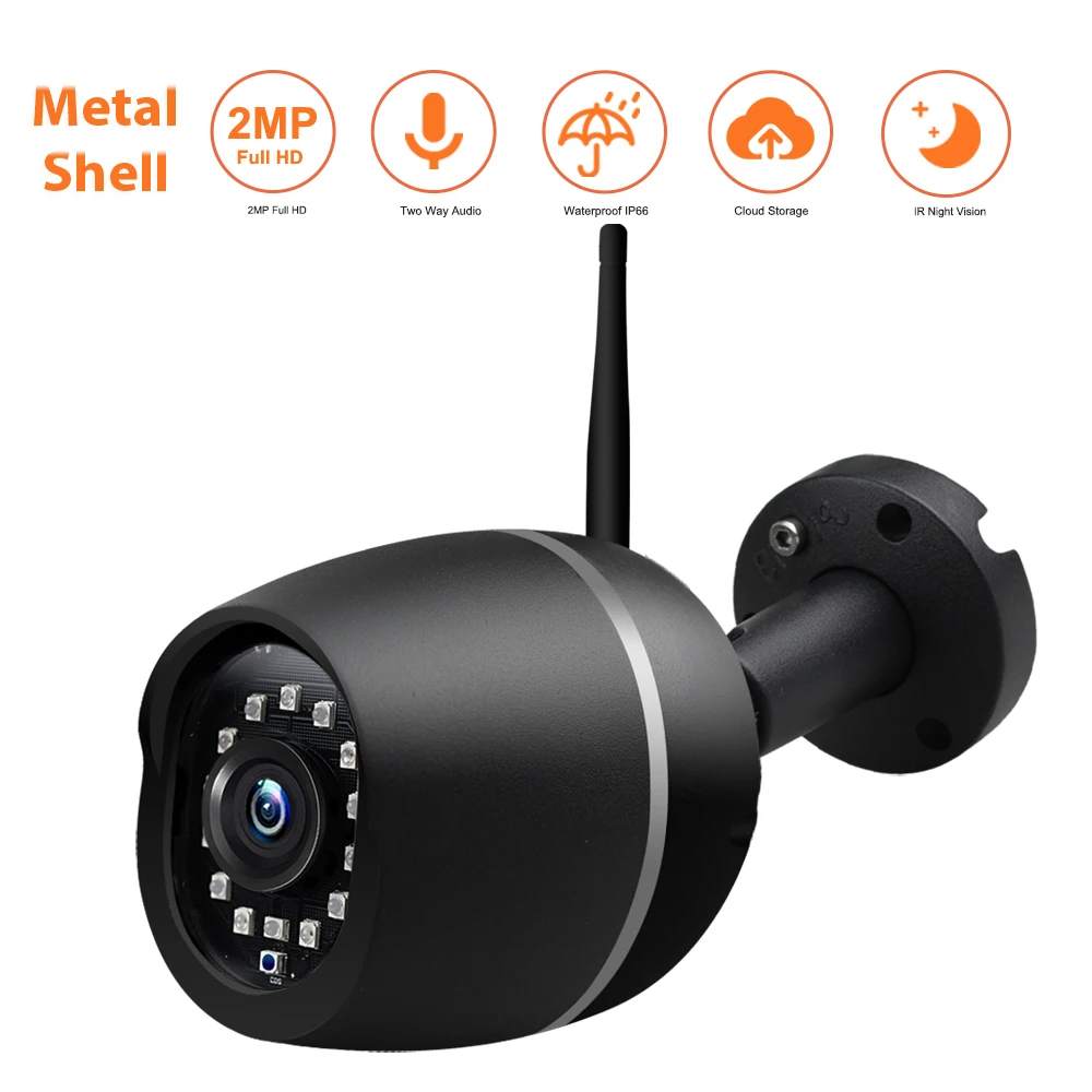 Wonsdar 1080P Wi-Fi IP камера для наружного использования HD металлическая Беспроводная
