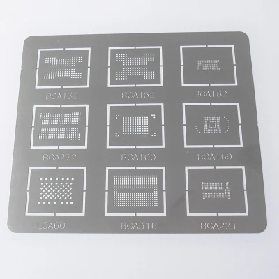 Шаблон трафарет BGA IC Reball forBGA132 BGA152 BGA162 BGA100 BGA169 LGA60 BGA316 BGA22 | Электронные компоненты и