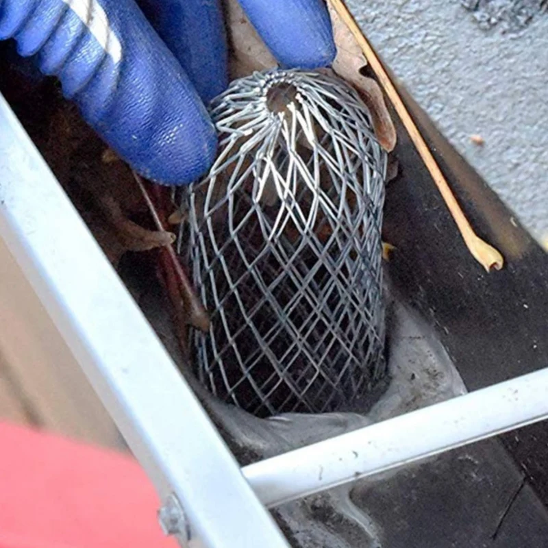 8 шт. сетчатый фильтр с листьями для садовых труб крышка фильтром свободная