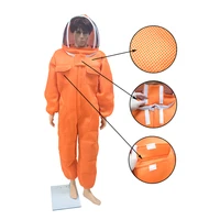 astronaut ventilated veil beekeepers 3d air cotton fabric beekeeping ventilated suit and zipped accordion beekeeping hood