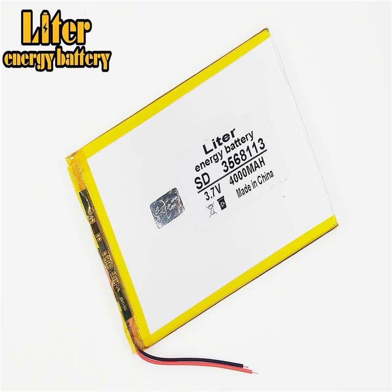 3.7v 4000mah 3568113 3570115 Lithium Polymer Battery With Board For Tablet Talk7x Colorfly E708 Q2 Am | Электроника