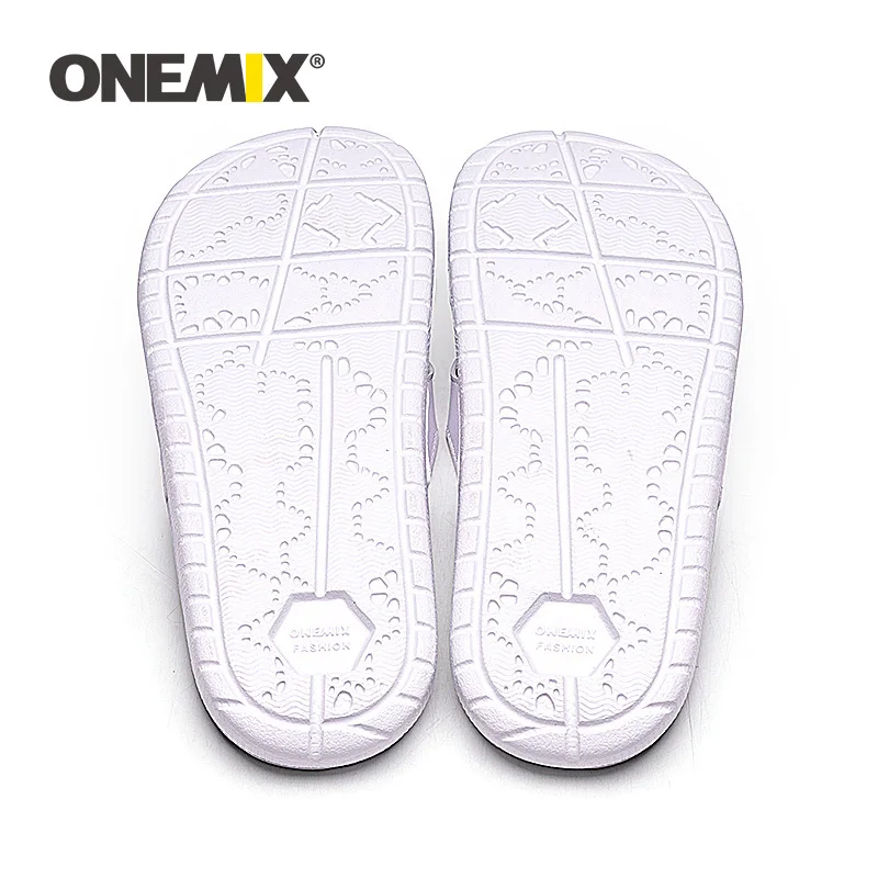 ONEMIX/2021 г. Летние шлепанцы удобные модные сандалии мужские домашние тапочки без