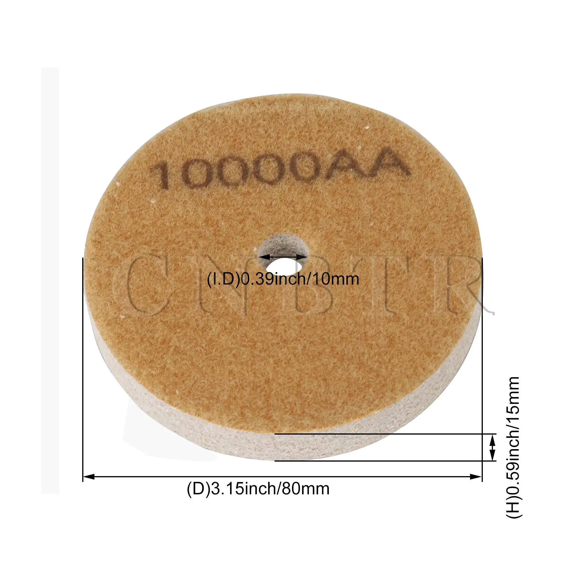

CNBTR Brown Polishing Pad Disk Dry Diamond For Floor Restoration