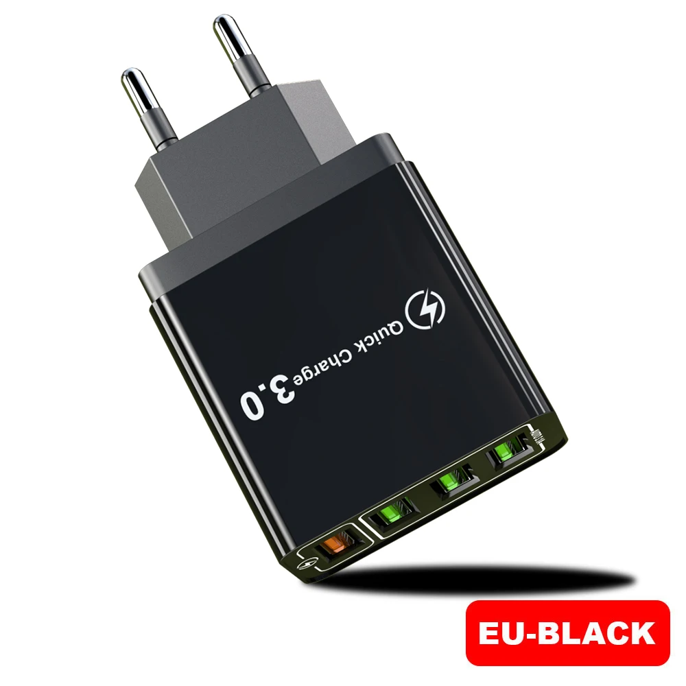 30 Вт Быстрая зарядка 5 в 3.1A QC 3,0 USB зарядное устройство для iPhone X 11pro samsung A50 A30 huawei Xiaomi Note 7 8 Быстрая зарядка настенный адаптер