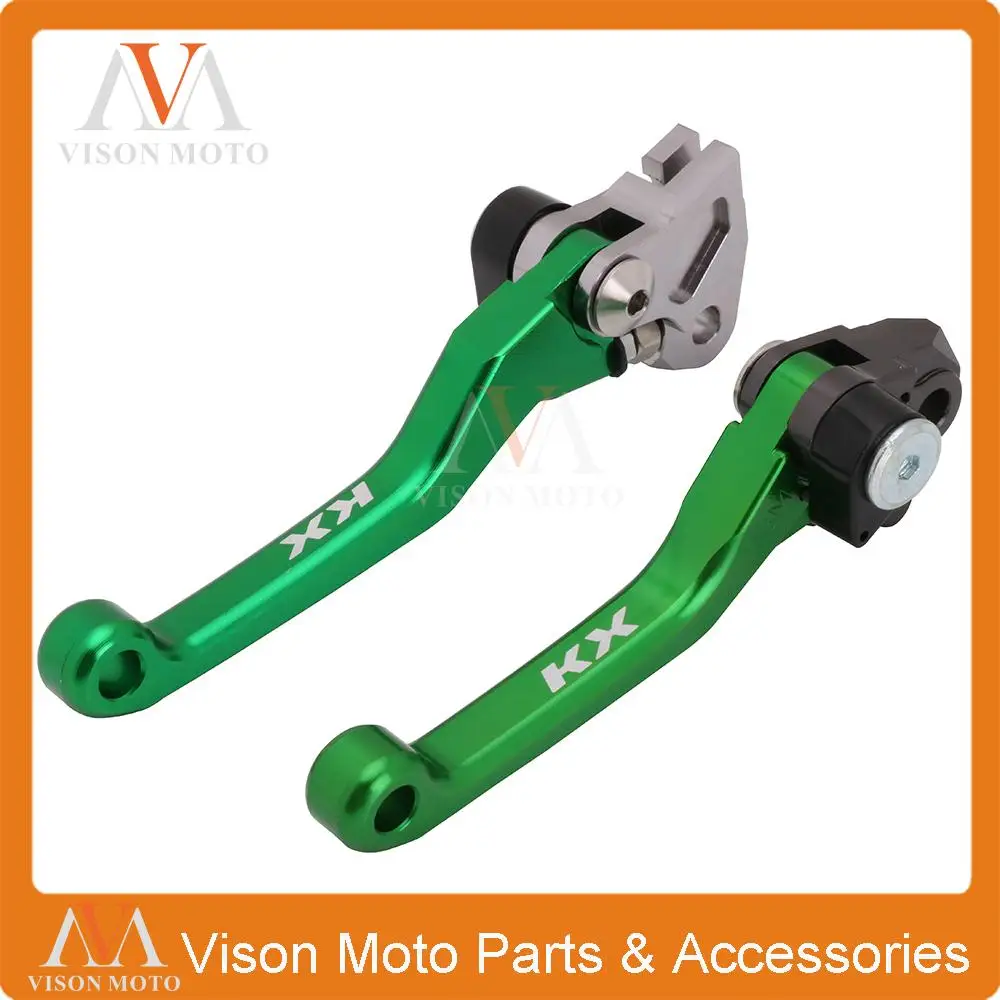 

CNC для KAWASAKI KX125 KX250 заготовка мотоцикла тормозной рычаг сцепления тормозные рычаги для мотоцикла рычаг KX65 KX85 KX250F KXF250 KX 68 85 250 F