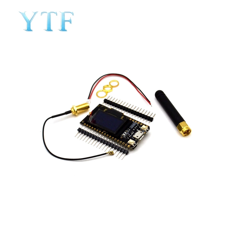LORA32 868Mhz ESP32 LoRa OLED 0,96 дюймовый синий экран Bluetooth wifi с кабелем