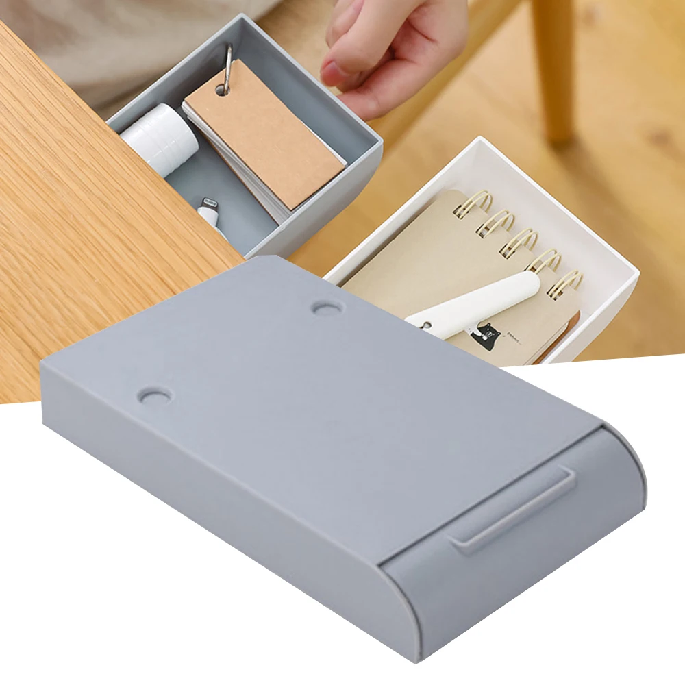 Самоклеящийся ящик под столом для хранения всякой всячины из АБС скрытый