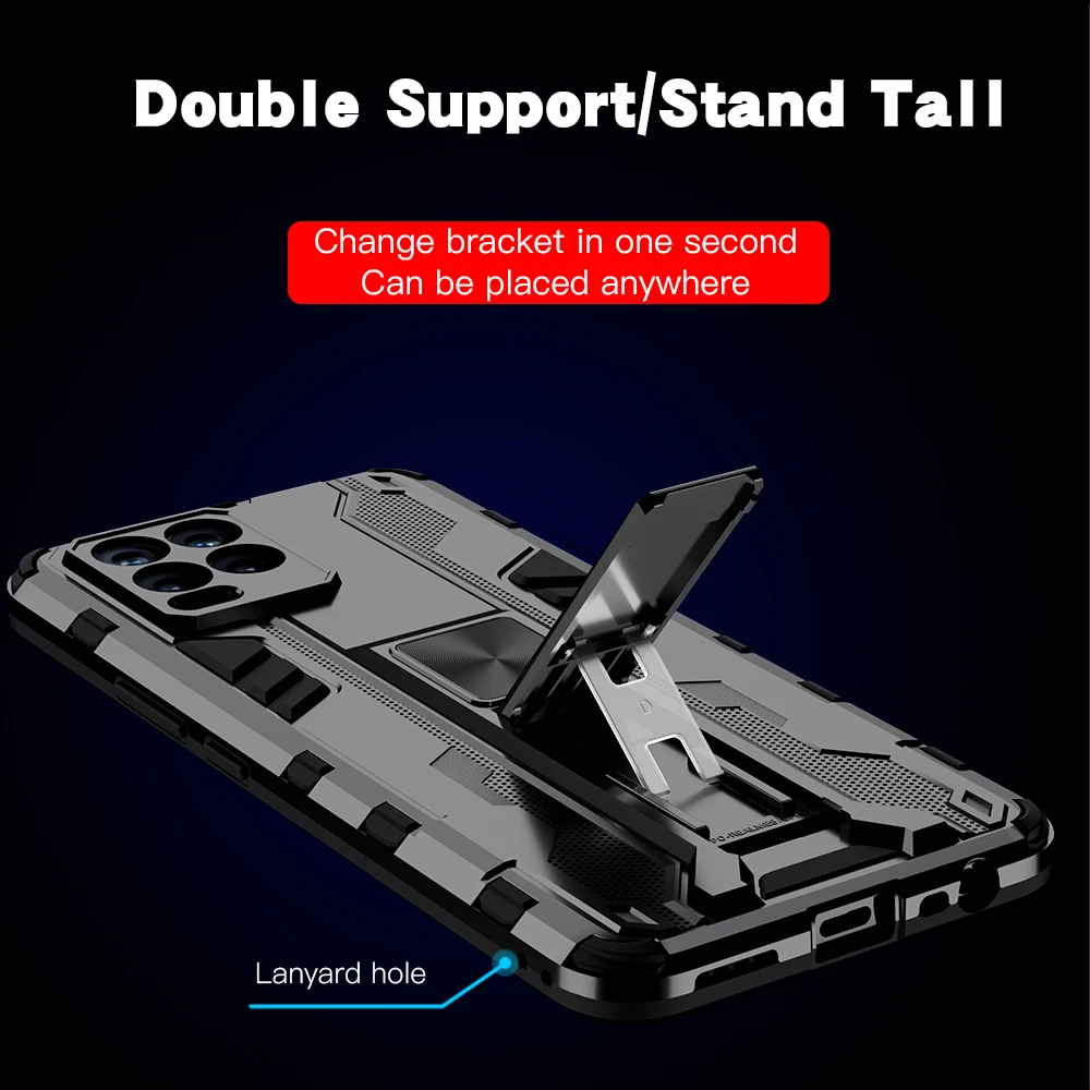 keysion shockproof case for realme 8 8 pro 8 5g v13 q3 gt neo c20 stand phone cover for oppo a94 a74 reno 6 pro 5 lite 5f 5z 5g free global shipping