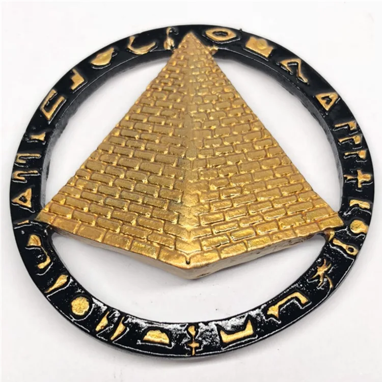 Сувенирный магнит на холодильник египетская верблюжья пирамида Giza Каир