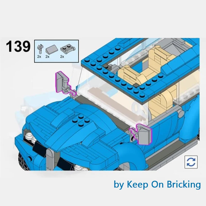 НОВЫЙ 773 шт. Creative Expert MOC-роскошный внедорожник для 10252 VW Beetle строительные блоки