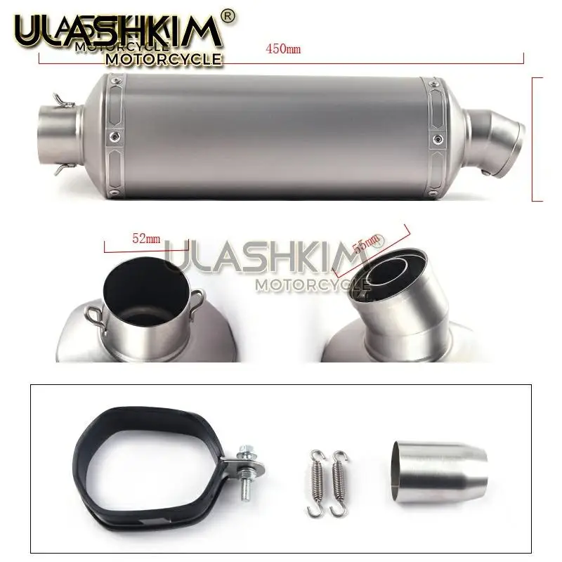 Добавить мощность 10% выхлопная труба мотоцикла без шнуровки полная система